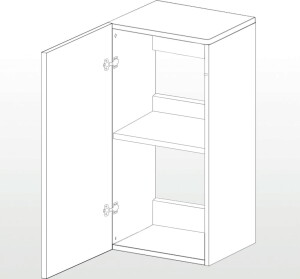 Cube Stand 80 white