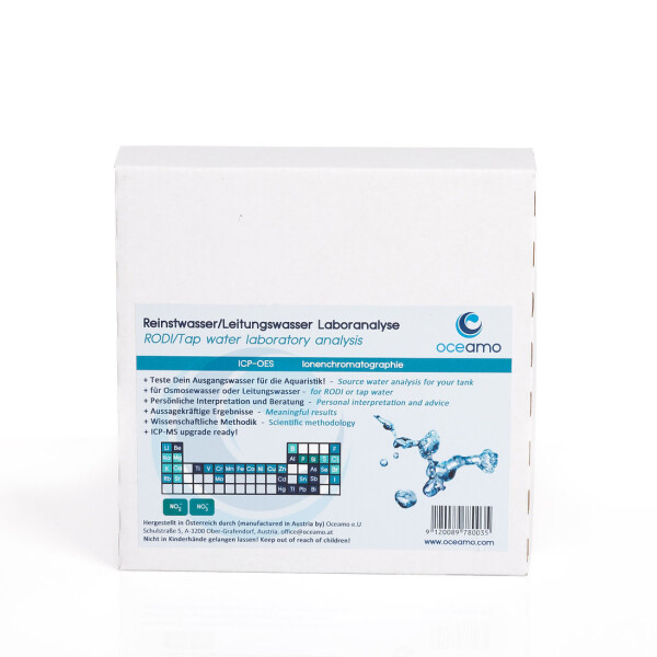 Oceamo ICP-MS Osmosewasser/Reinstwasser Laboranalyse