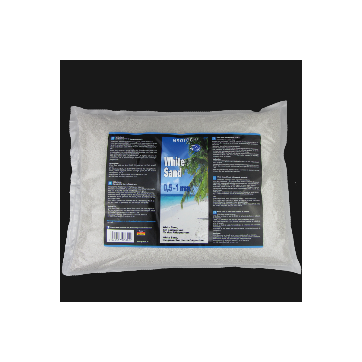 GROTECH White Sand 0,5-1mm 5kg