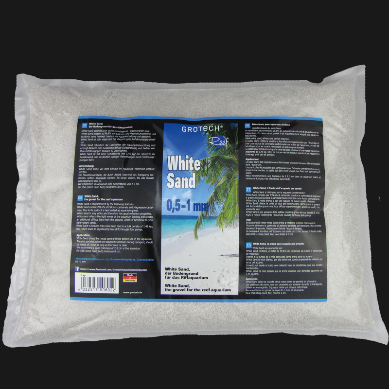 White Sand 0,5-1mm 25 kg box