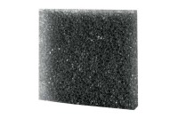 Filterschaum, grob  schwarz, 50 x 50 x 3 cm