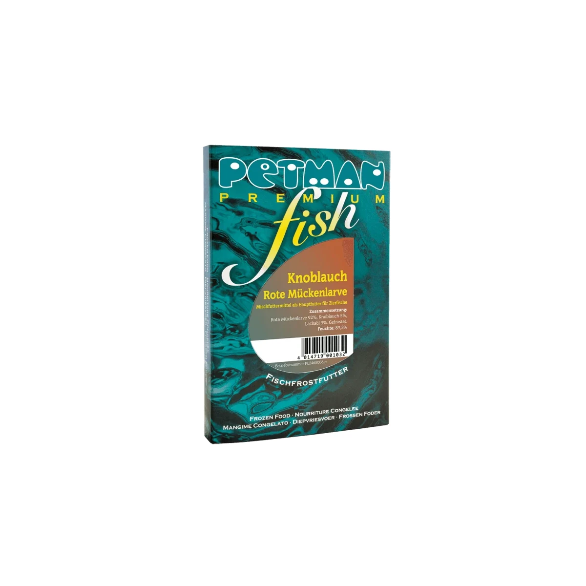 Petman fish KNOBLAUCH Rote Mückenlarve - Blister - 100g