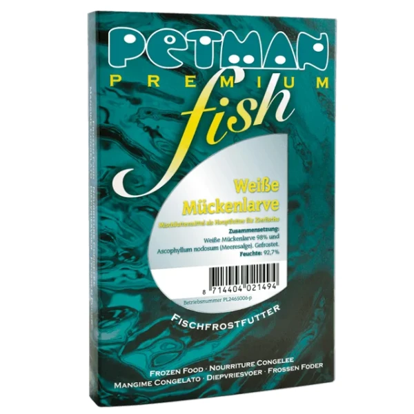 Petman fish Weiße Mückenlarve - Blister - 100g