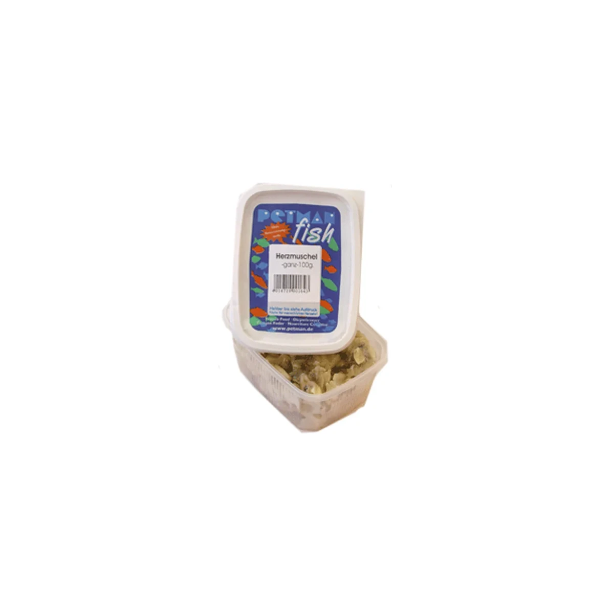 Petman fish 100% Herzmuscheln GANZ, o. Wasser - 100g