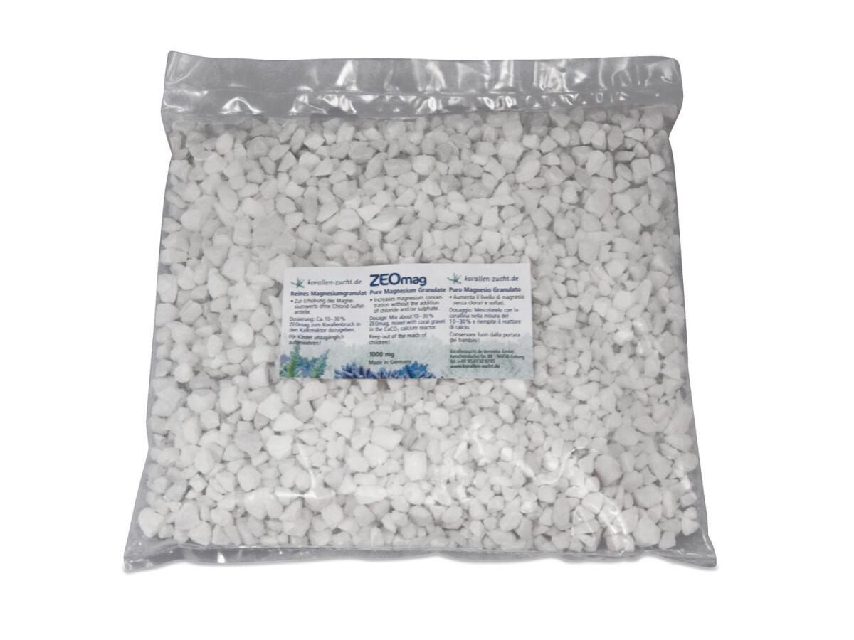 ZEOmag -1 kg Reinstes Magnesiumgranulat  box