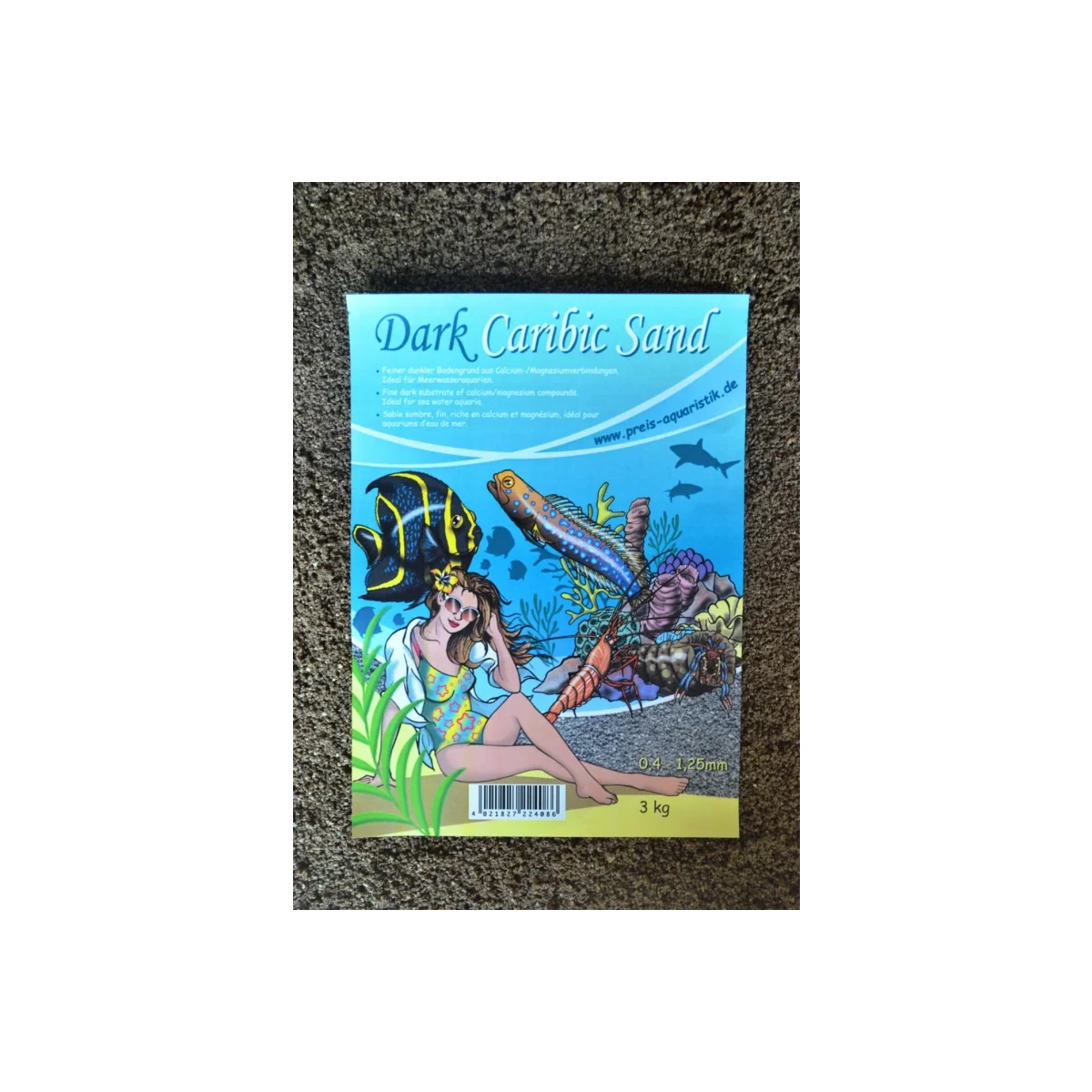 Preis Aquaristik Dark Caribic Sand 3kg