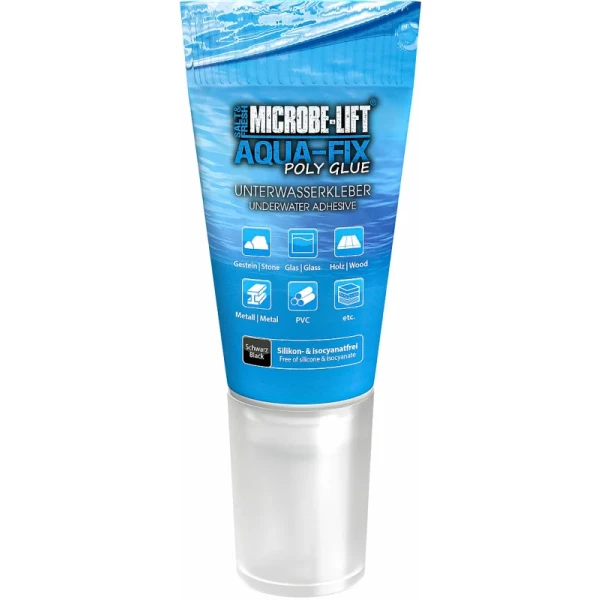 Microbe-Lift Aqua-Fix Poly Glue 60 g Tube
Unterwasserkleber schwarz für Meer- und Süßwasser