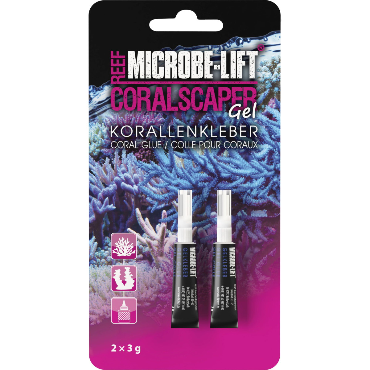 Microbe-Lift Coralscaper Gel - Sekundenkleber (2x5g)