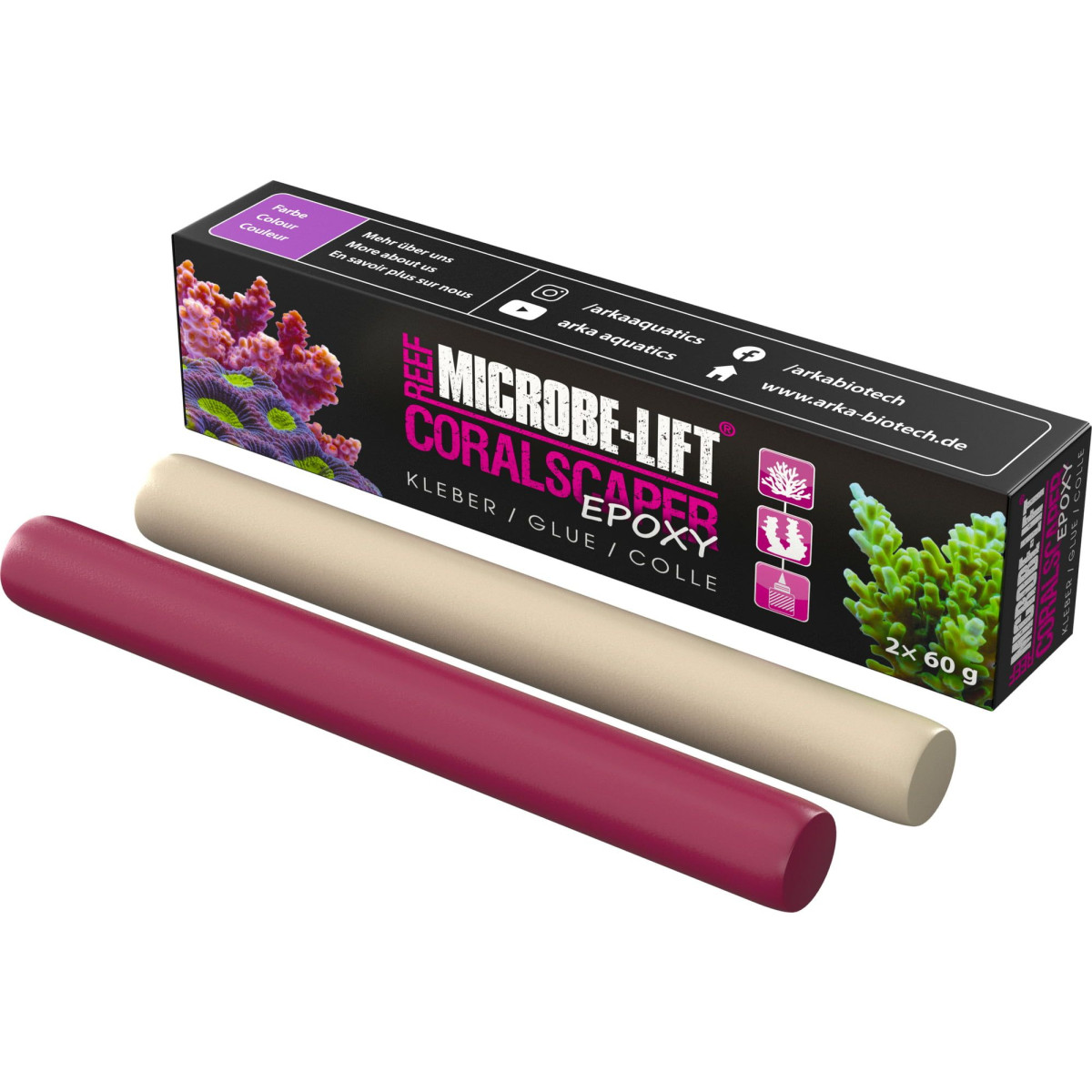 Microbe-Lift Coralscaper Epoxy - Korallenkleber (2x 60g)