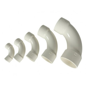 PVC Bogen 25 mm in Weiß