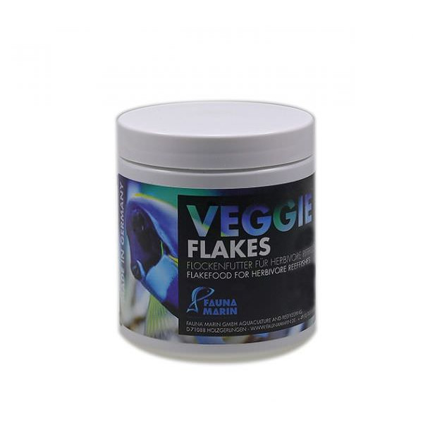 Fauna Marin Veggie Flakes - Flockenfutter für herbivore Riffische - 30 g