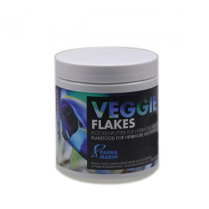 Fauna Marin Veggie Flakes - Flockenfutter für herbivore Riffische - 30 g