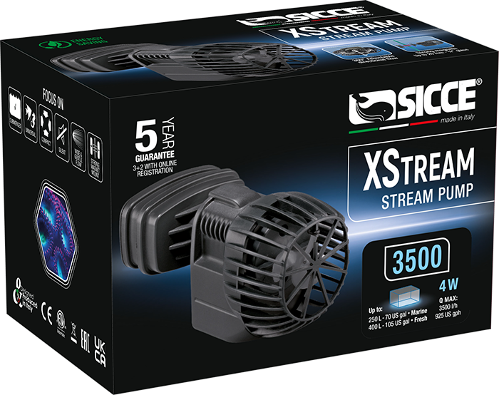 Sicce XStream 3500 Strömungspumpe box