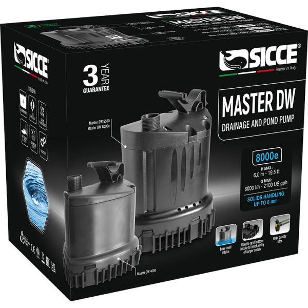SICCE MASTER DW 8000Schmutzwasserpumpe 8000 l/h