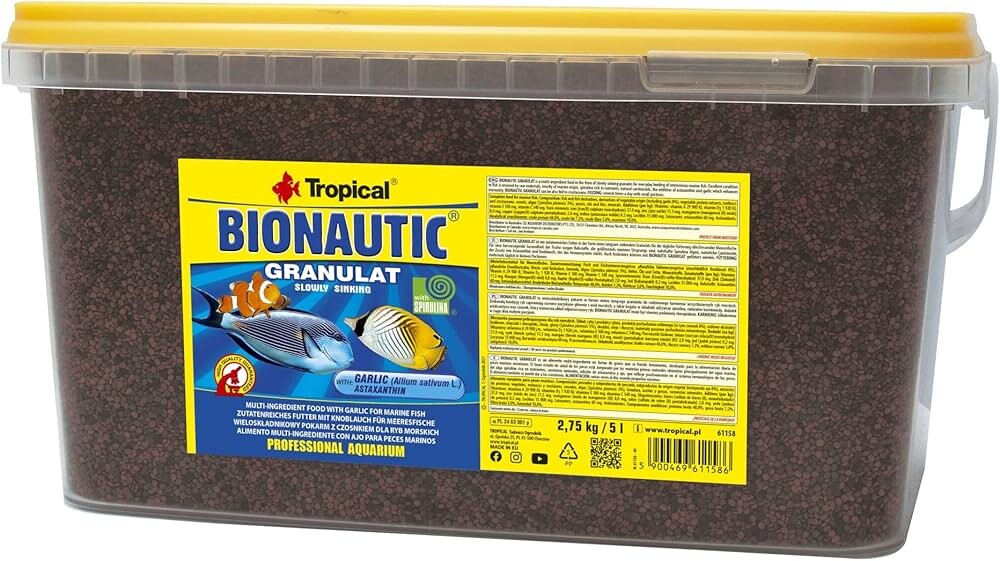 Tropical-Futter Bionautic Granulat 5 Ltr box